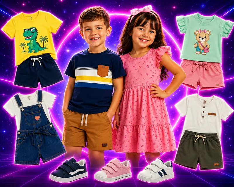 Coleção Moda Infantil Completa